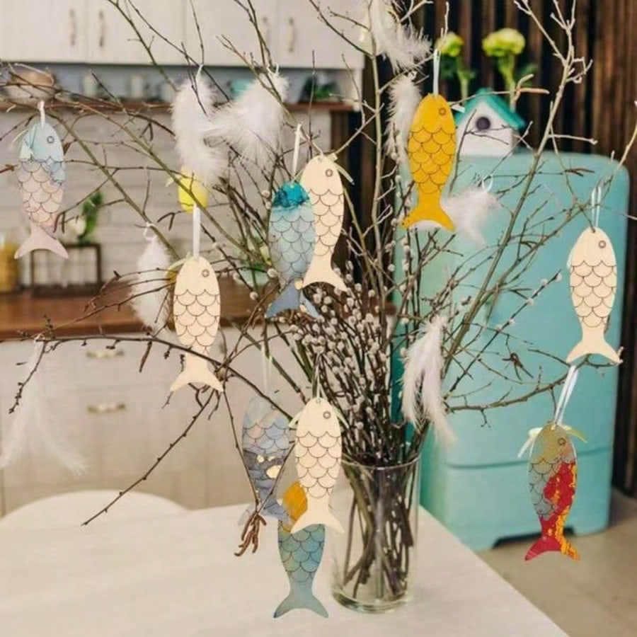 Ornament suspendat decorativ SHEIN, maro