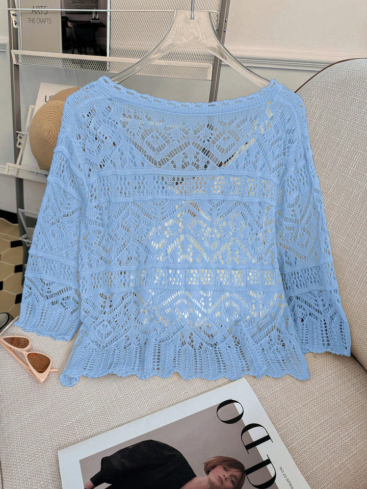 Cardigan SHEIN, albastru