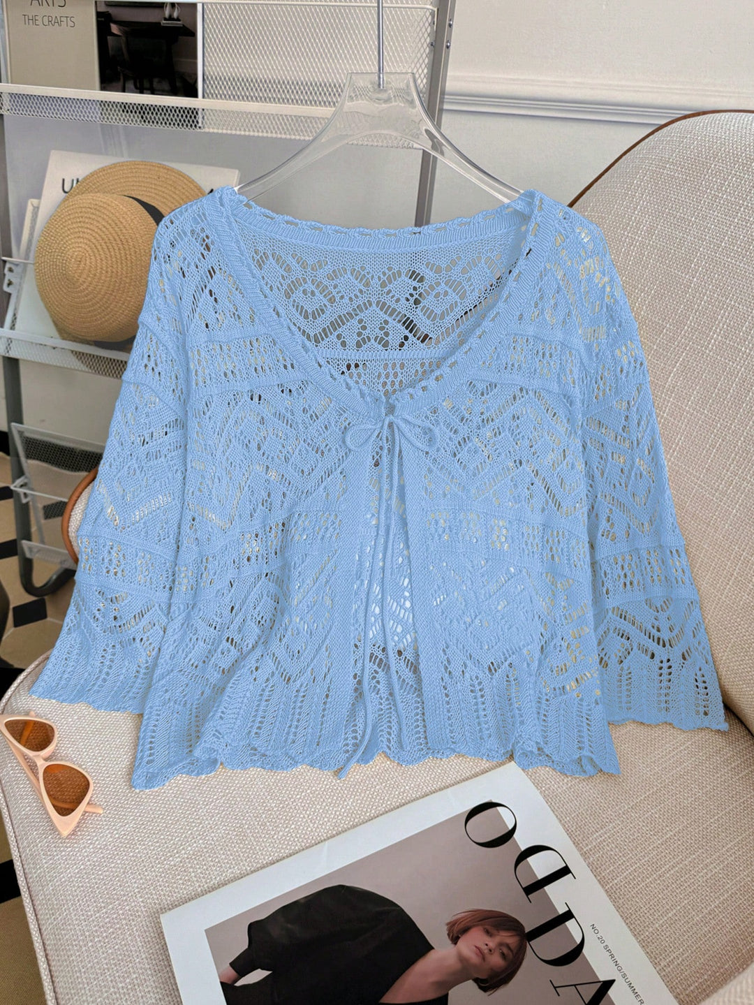 Cardigan SHEIN, albastru