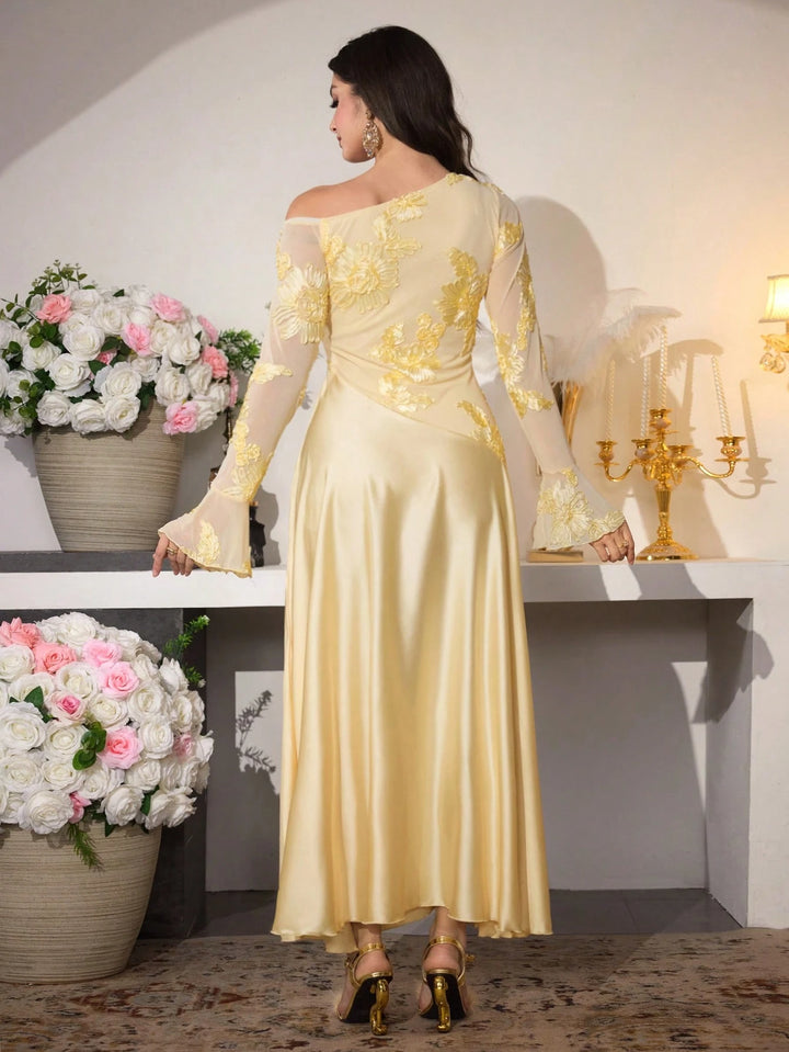 Rochie maxi SHEIN, galben