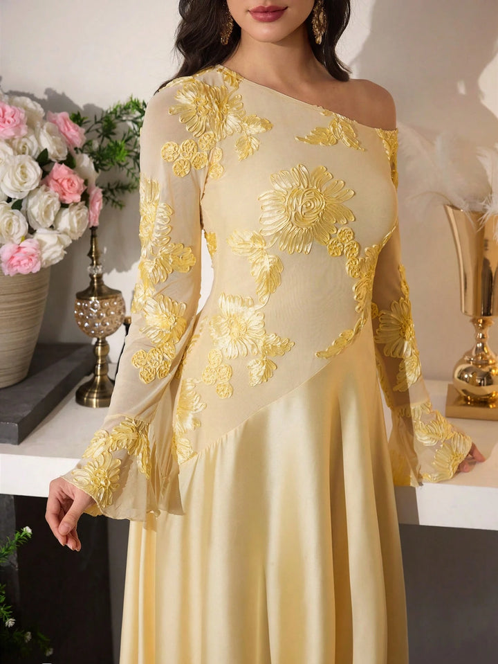 Rochie maxi SHEIN, galben