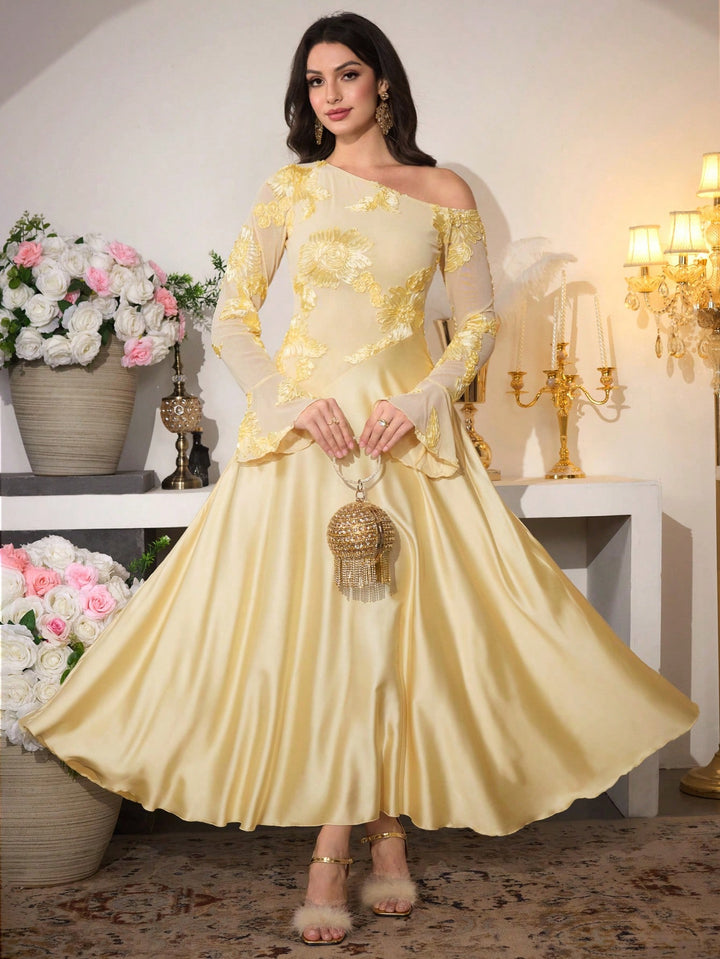 Rochie maxi SHEIN, galben