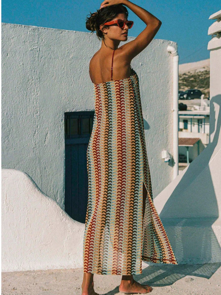 Rochie maxi SHEIN, maro