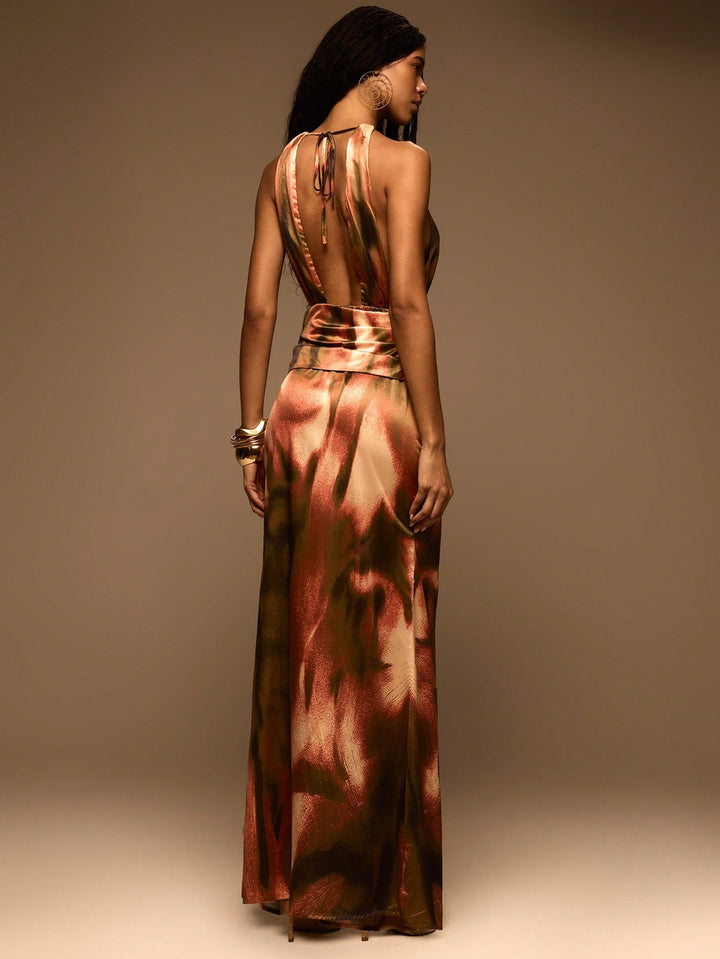 Rochie maxi SHEIN, mix culori