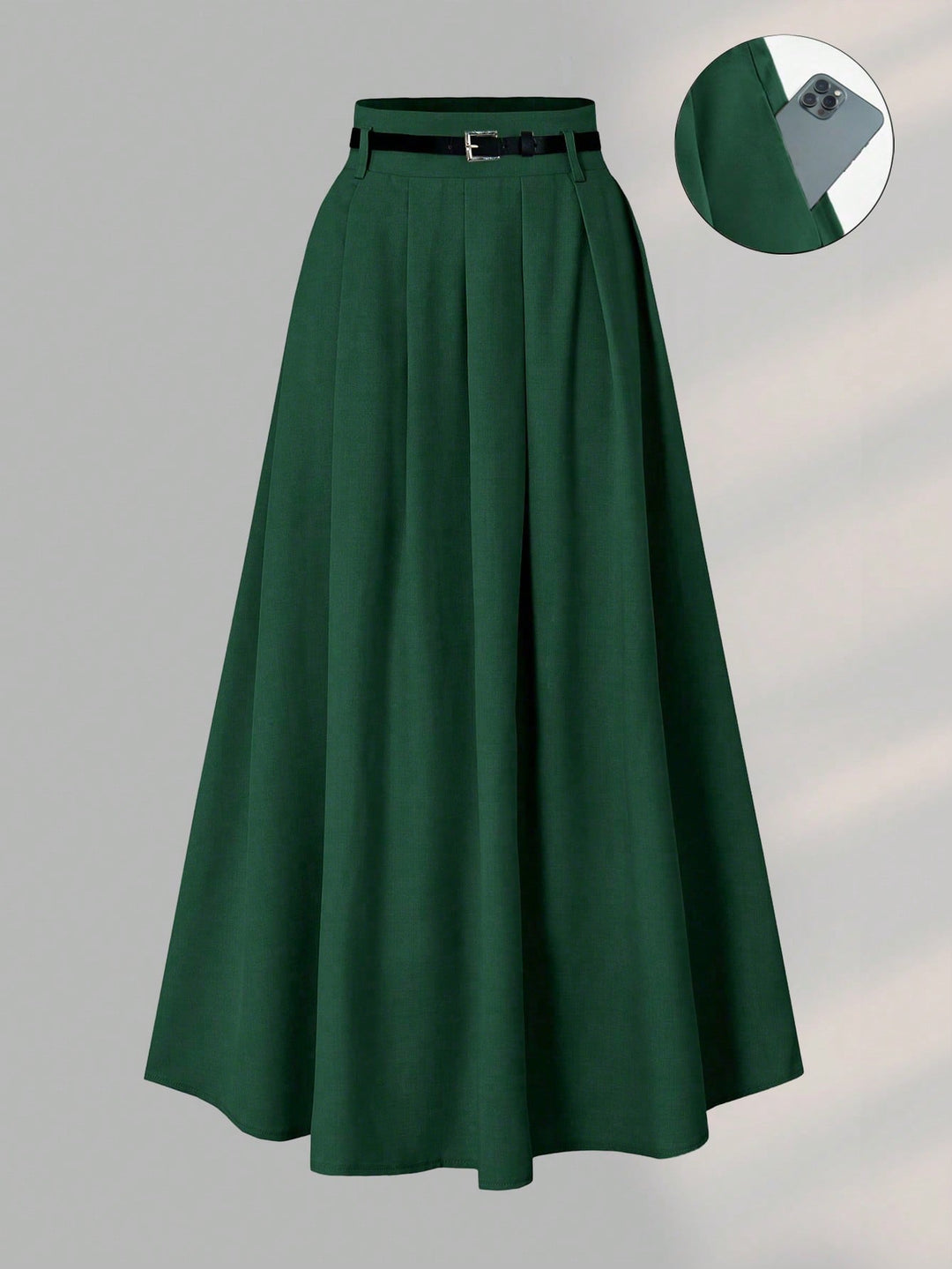 Fustă SHEIN, verde