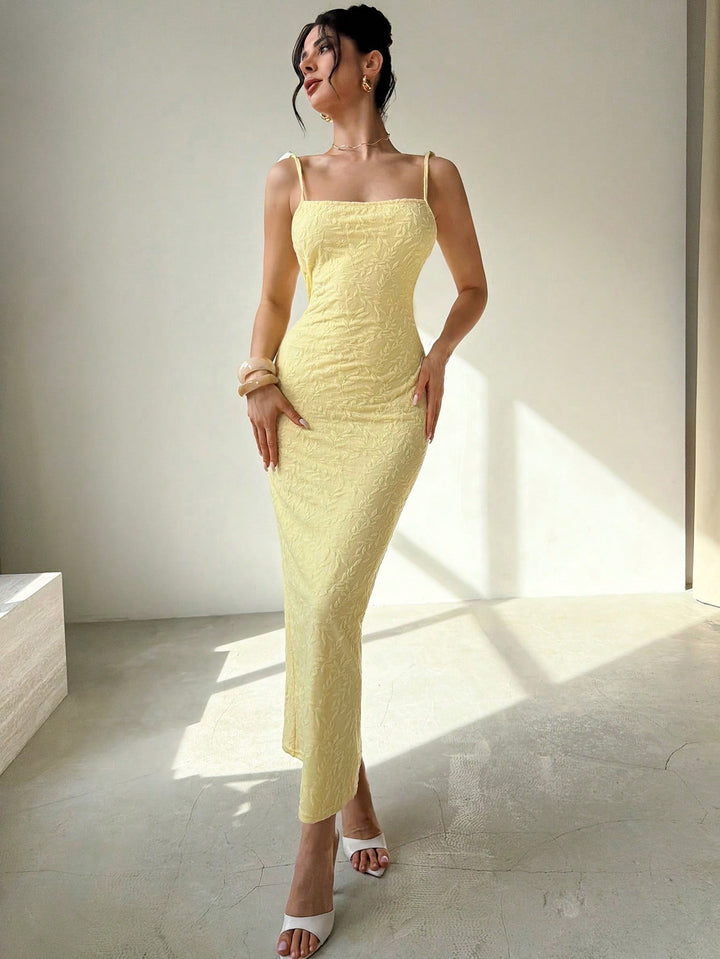 Rochie maxi SHEIN, galben