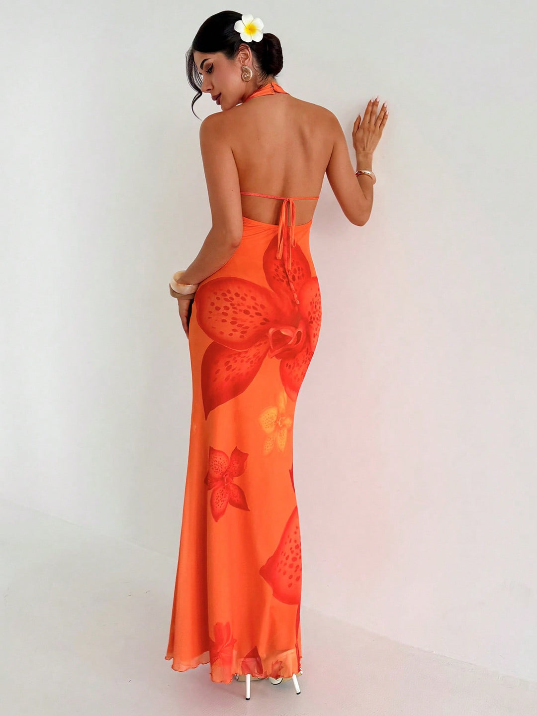 Rochie maxi SHEIN, mix culori