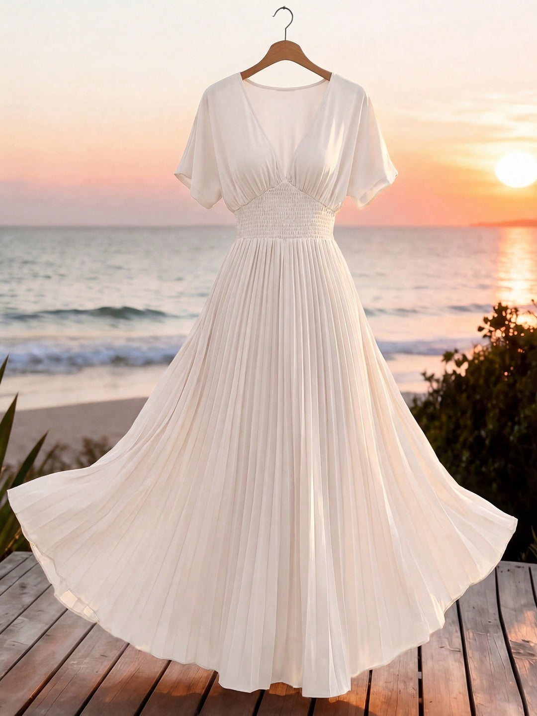 Rochie midi SHEIN, portocaliu