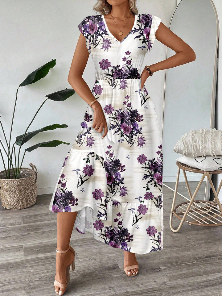 Rochie maxi SHEIN, mix culori