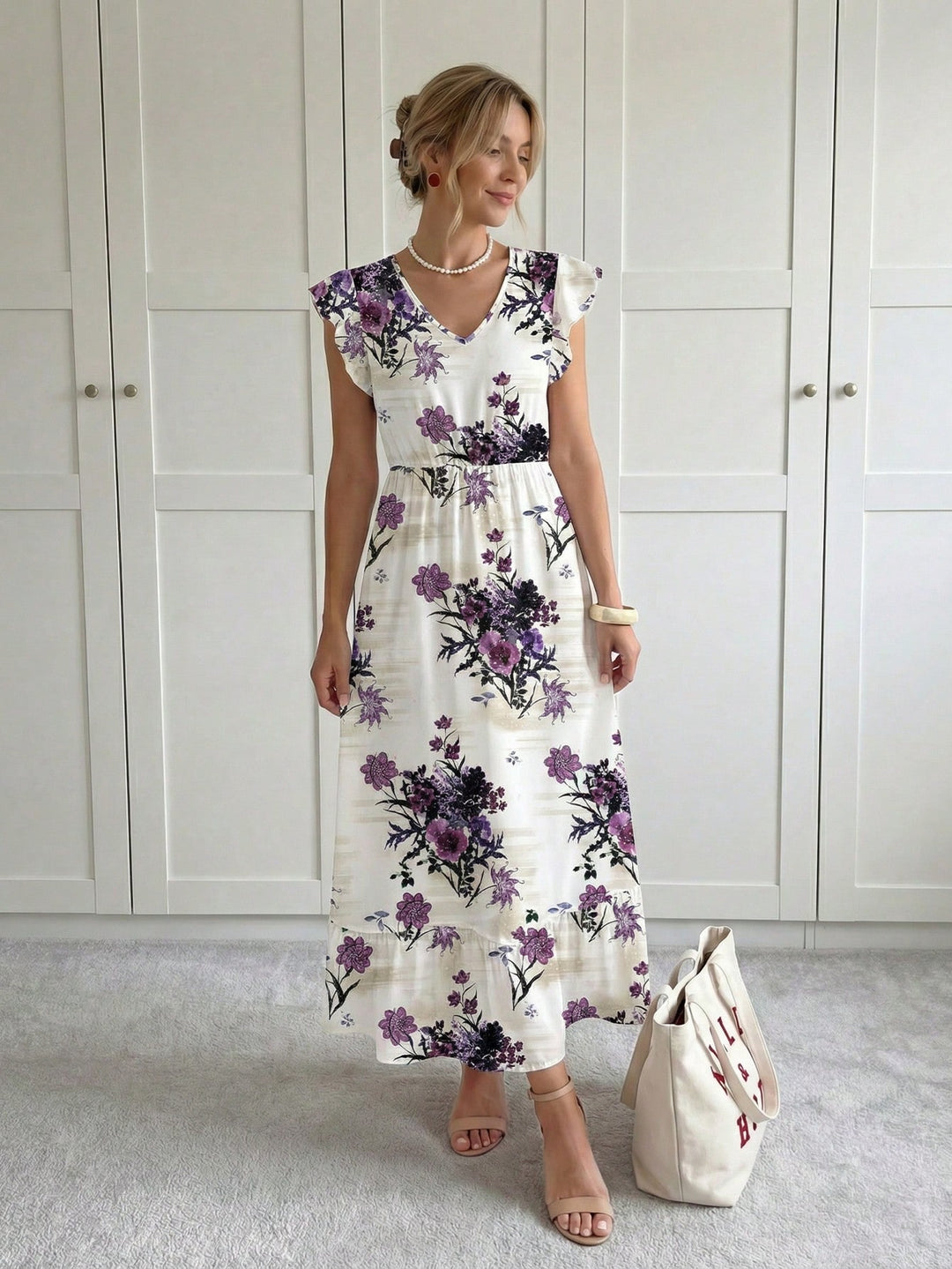 Rochie maxi SHEIN, mix culori