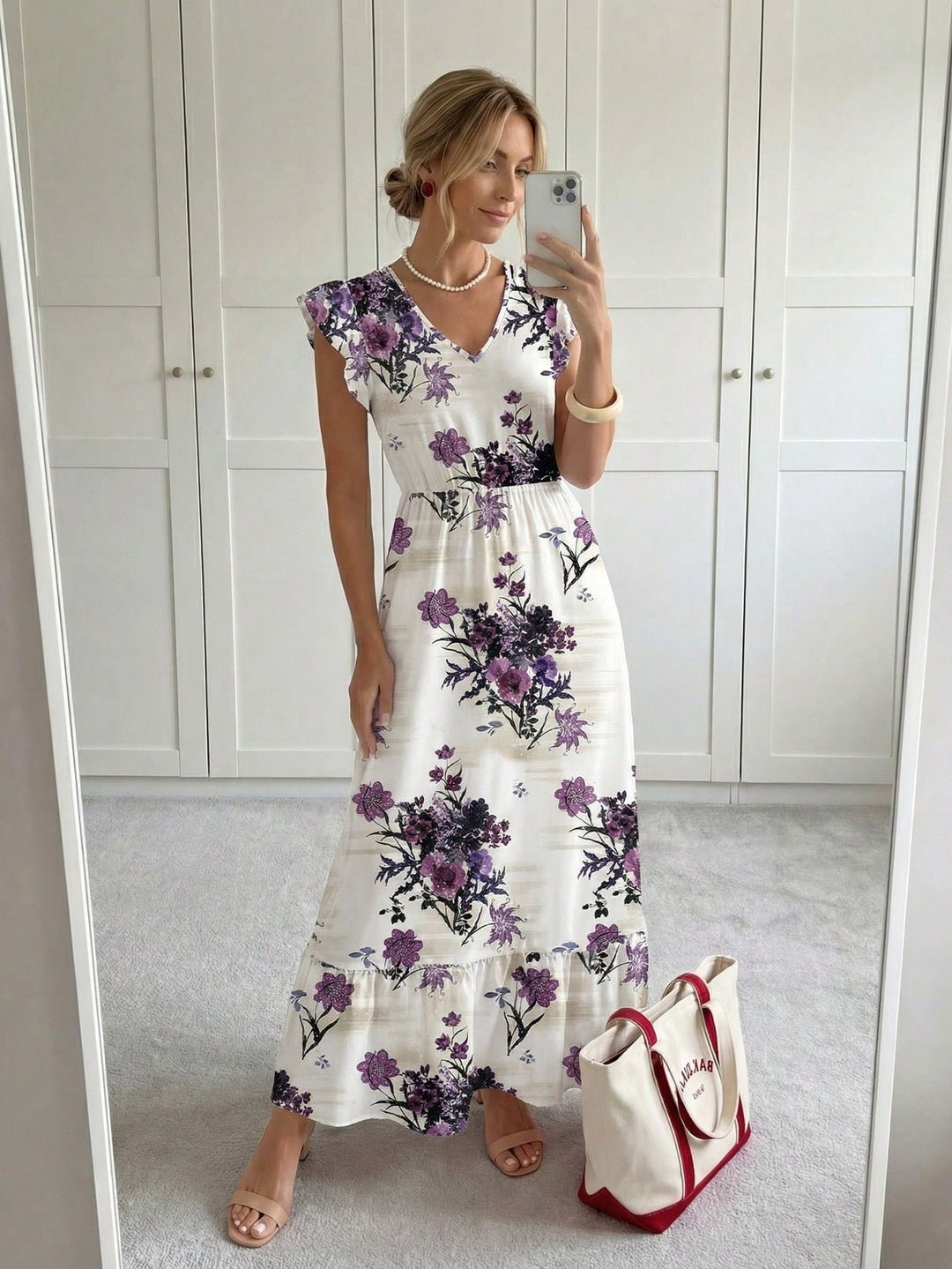 Rochie maxi SHEIN, mix culori