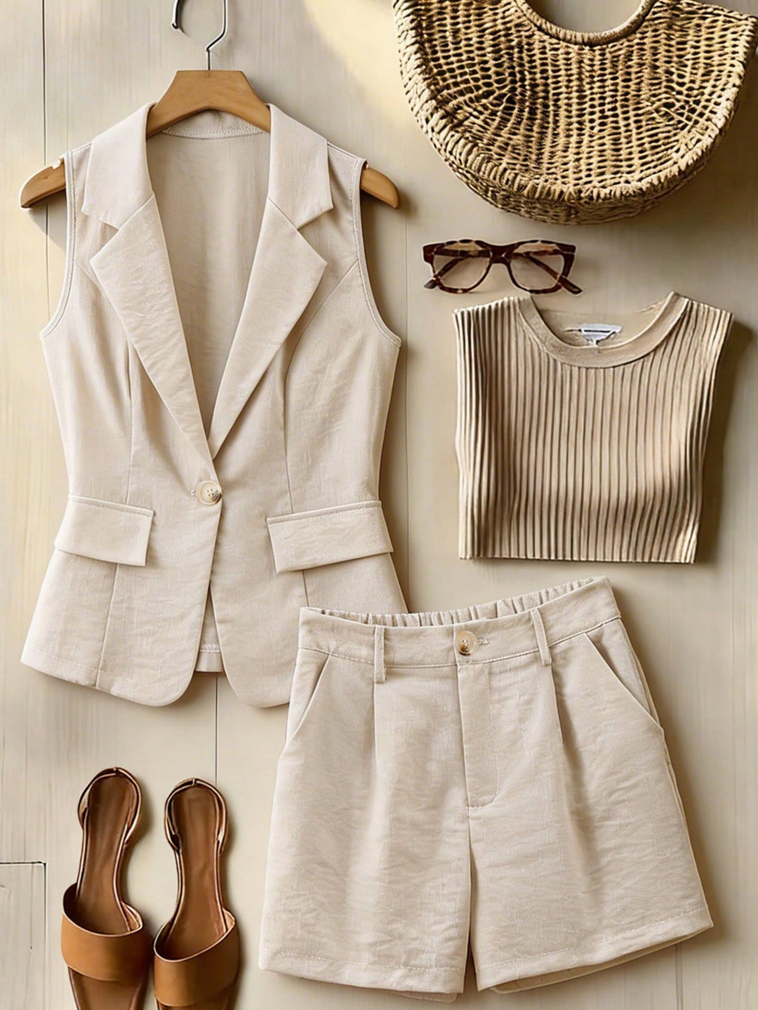 Costum SHEIN, bej