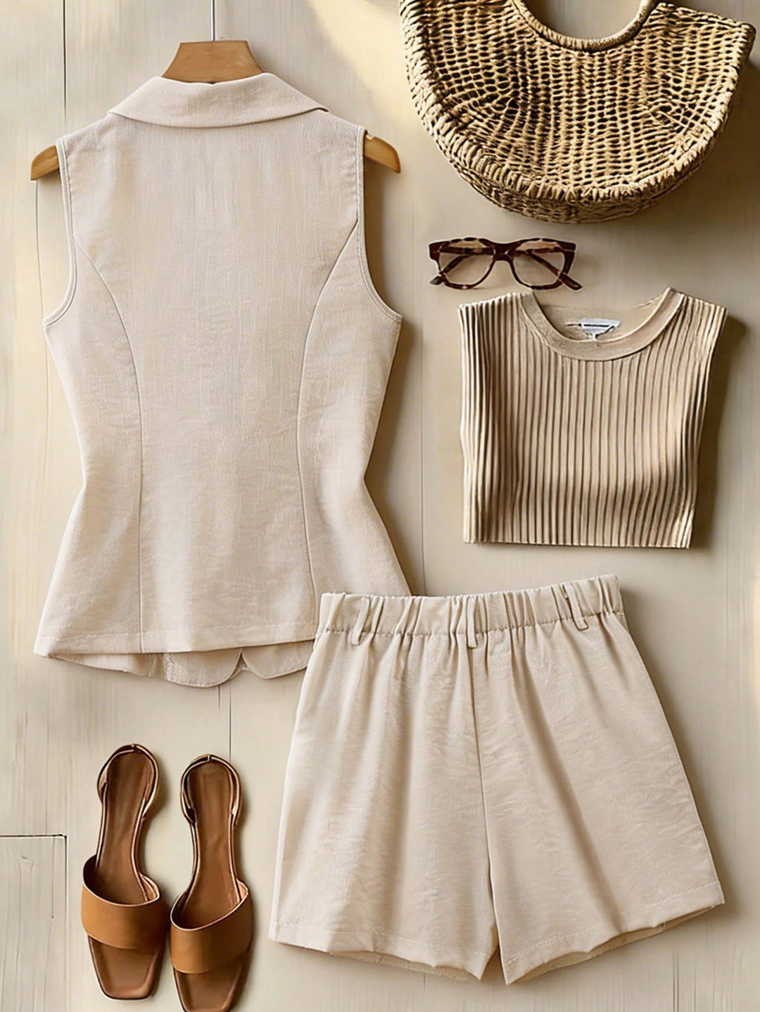 Costum SHEIN, bej