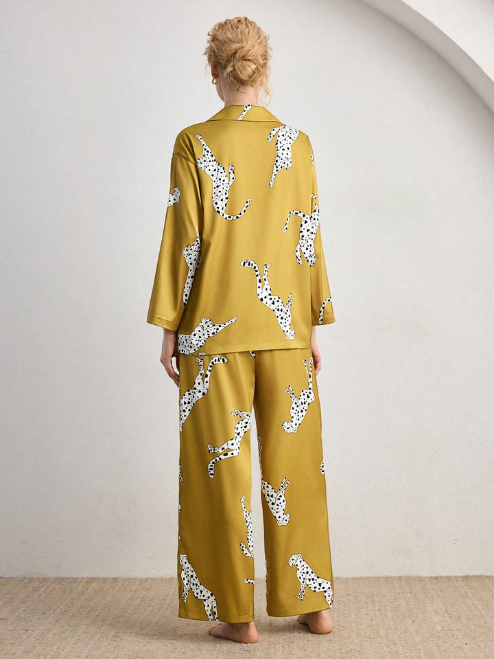Compleu pijamale SHEIN, galben