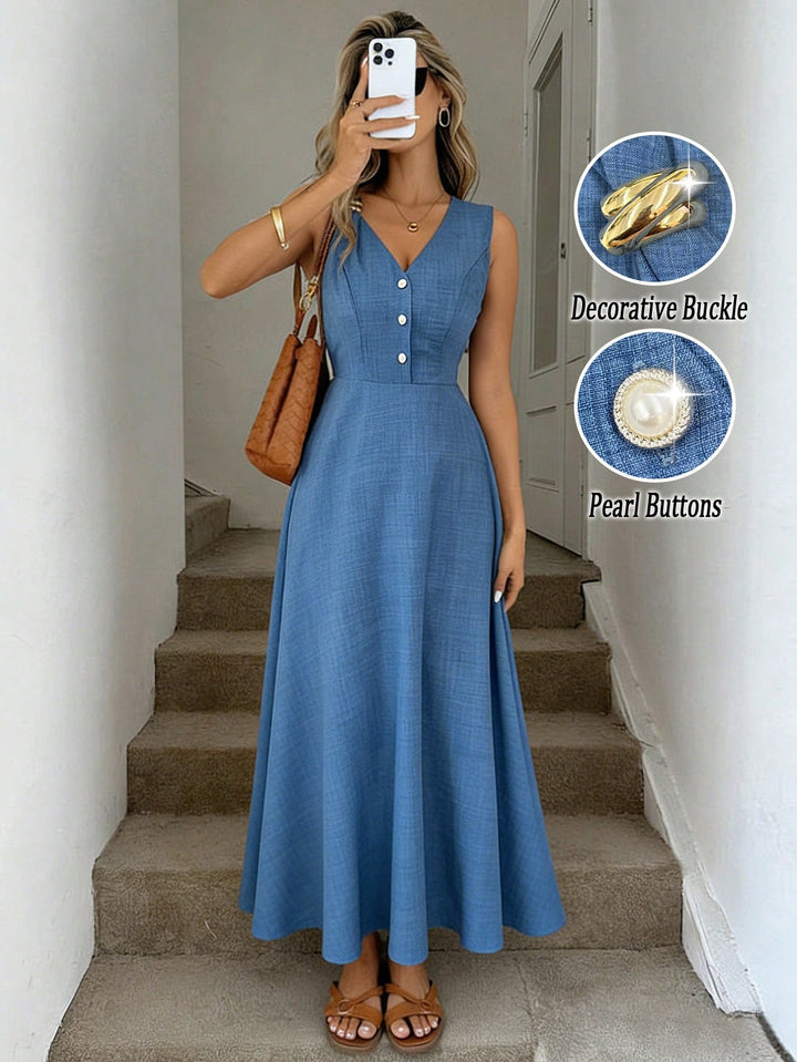 Rochie maxi SHEIN, albastru