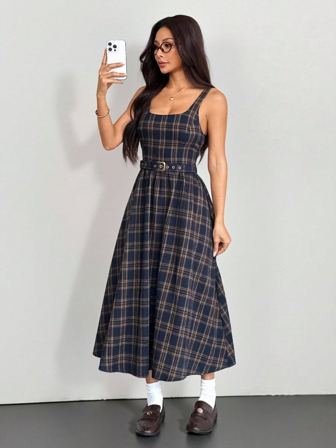 Rochie maxi SHEIN, mix culori