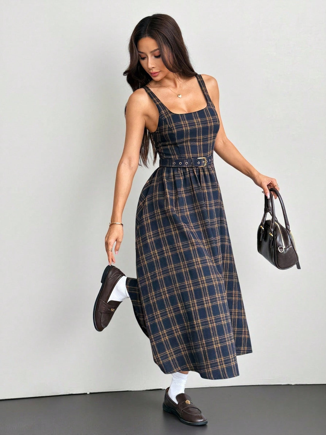 Rochie maxi SHEIN, mix culori