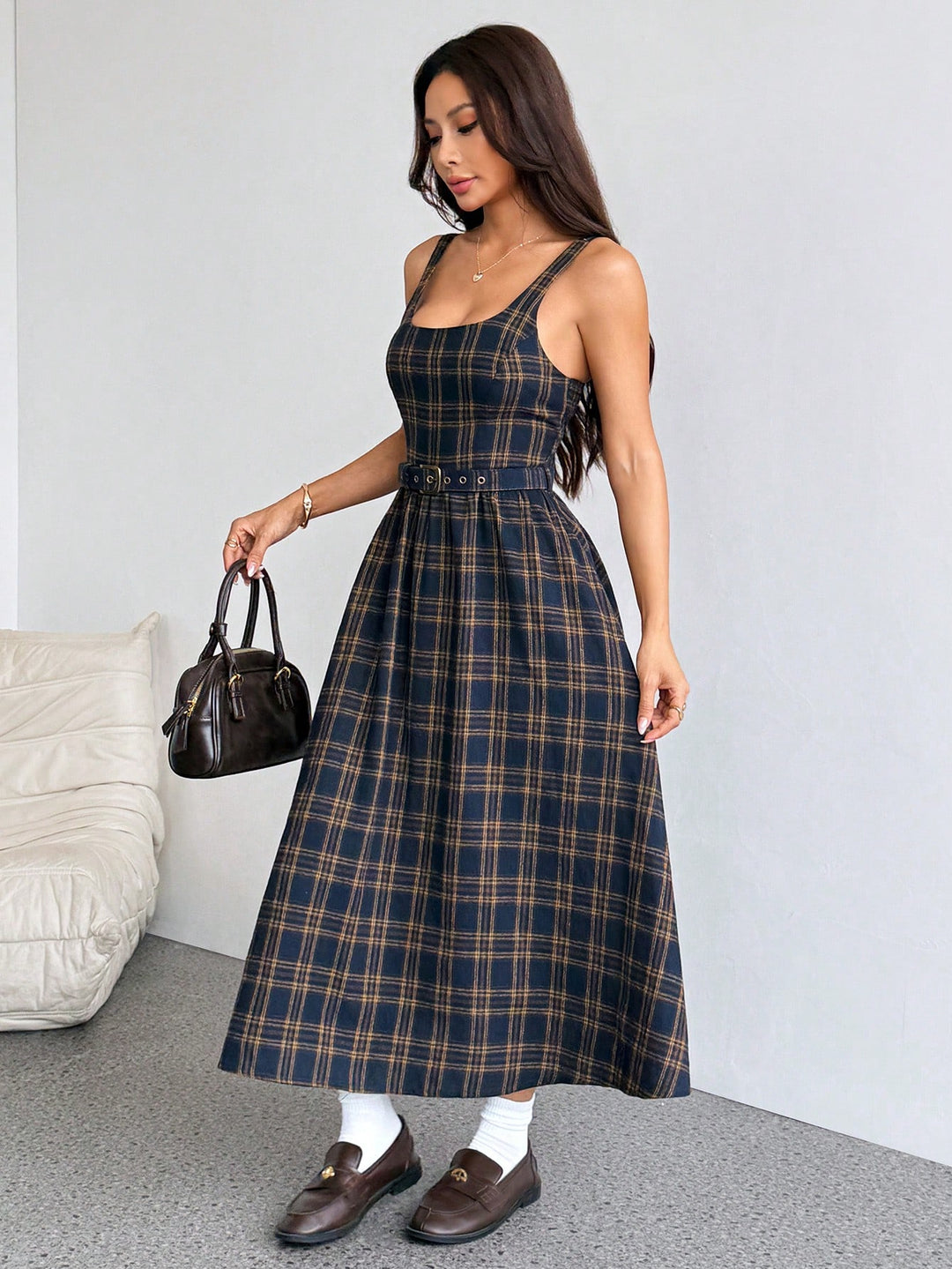 Rochie maxi SHEIN, mix culori