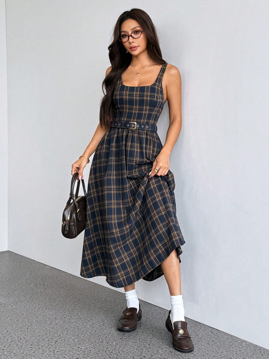 Rochie maxi SHEIN, mix culori