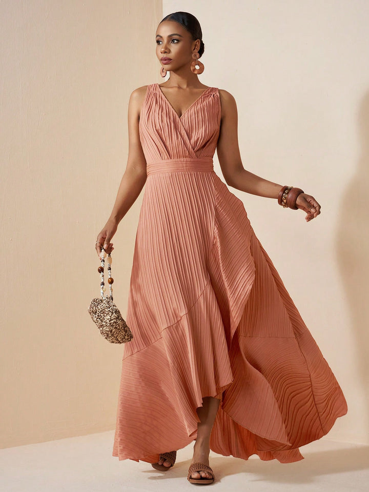 Rochie maxi SHEIN, kaki