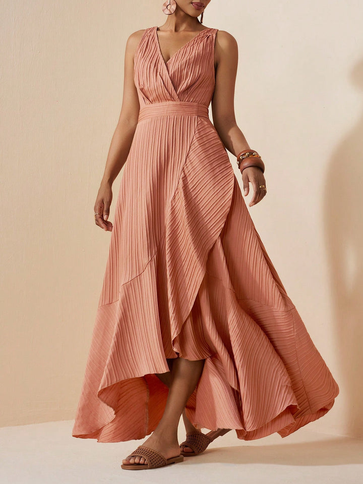 Rochie maxi SHEIN, kaki