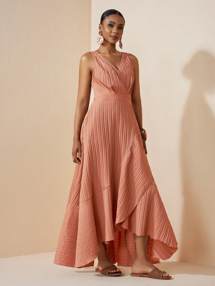 Rochie maxi SHEIN, kaki