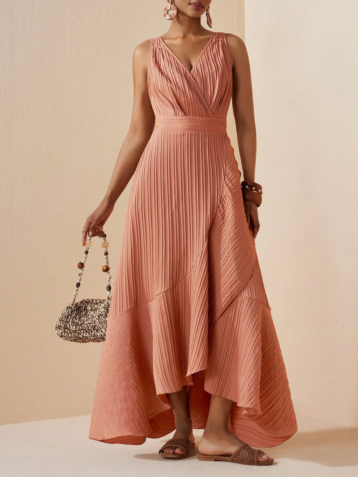 Rochie maxi SHEIN, kaki