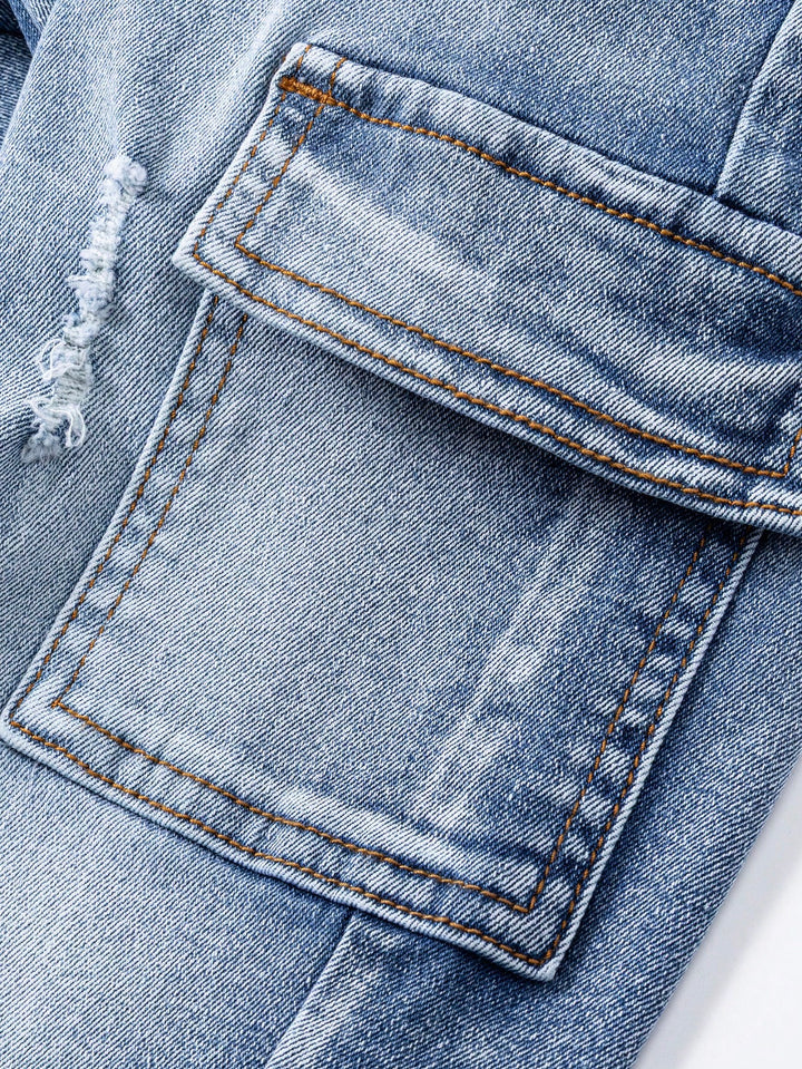 Jeans SHEIN, albastru