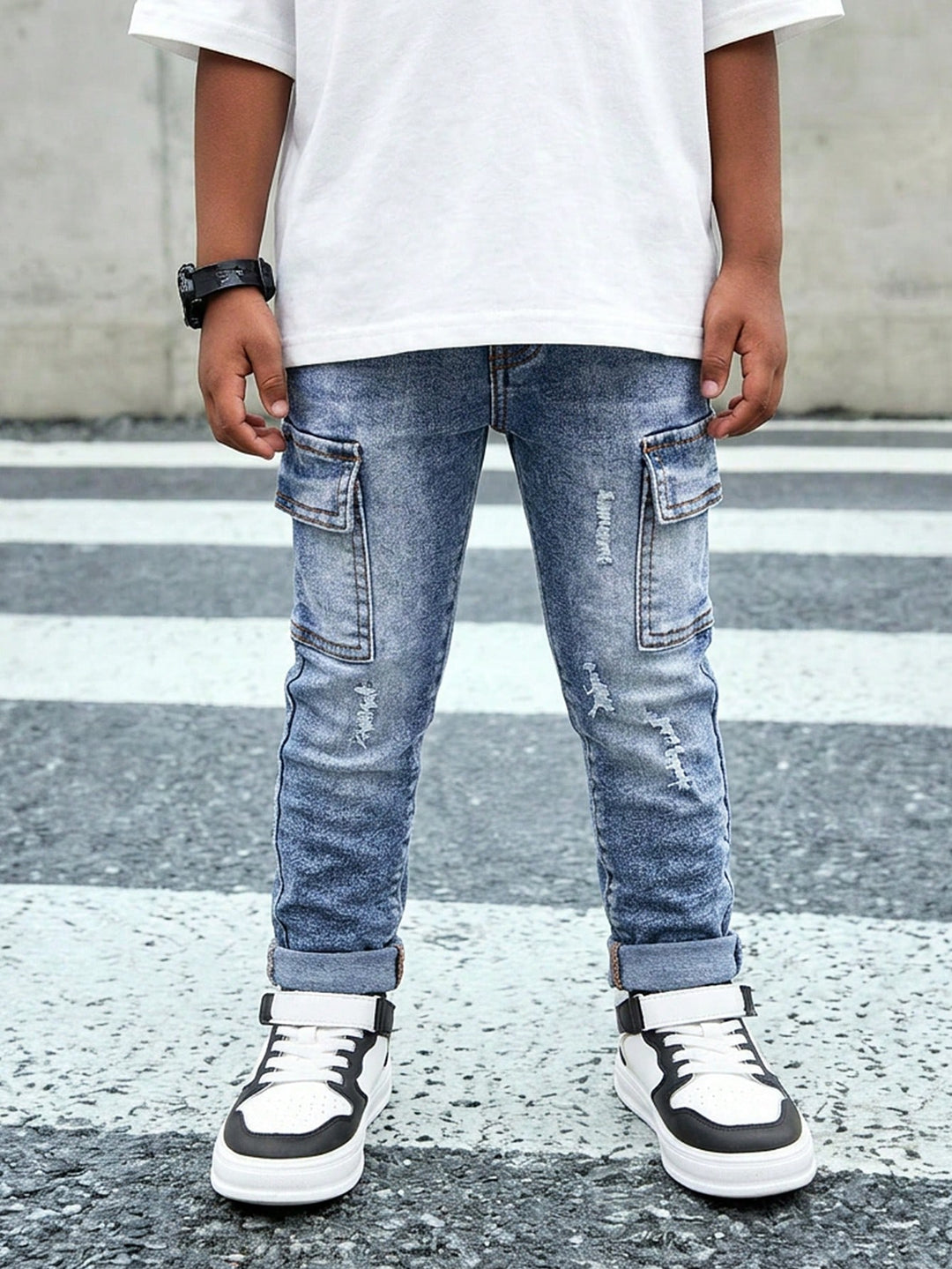 Jeans SHEIN, albastru