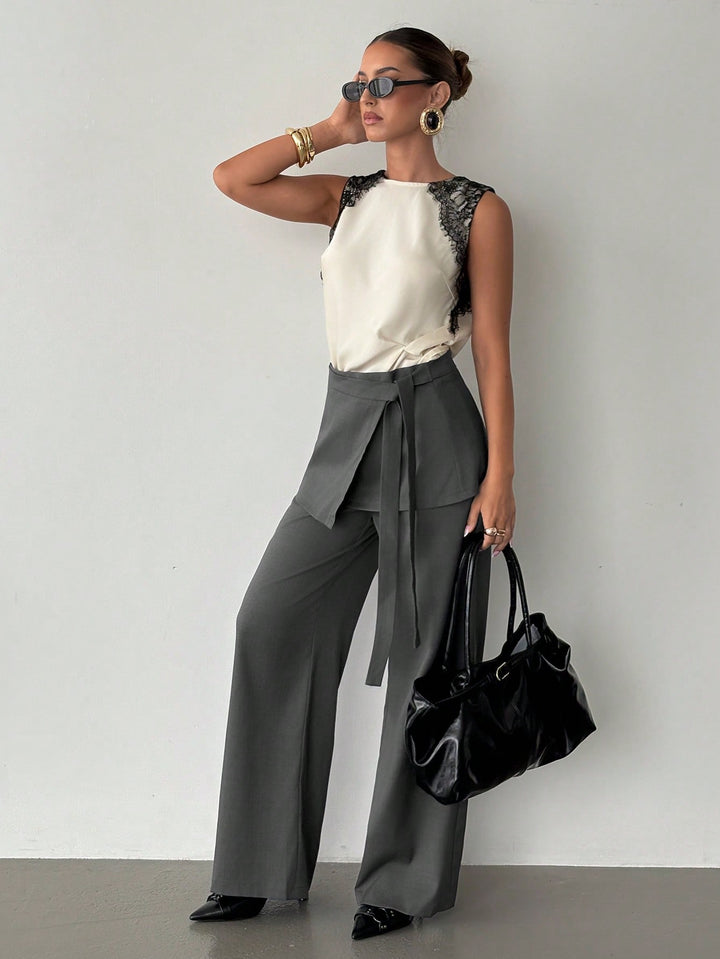 Pantaloni SHEIN, gri