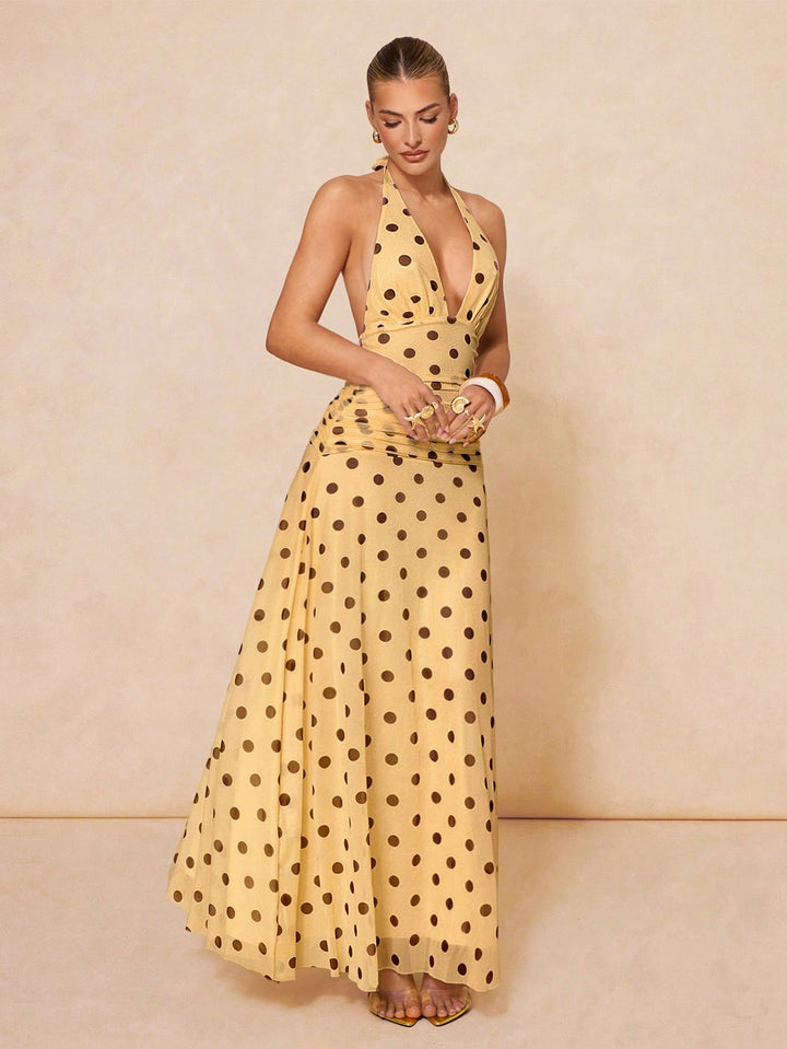 Rochie maxi SHEIN, galben
