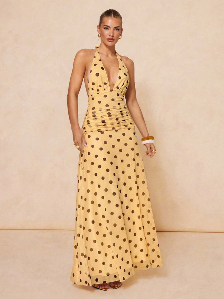 Rochie maxi SHEIN, galben