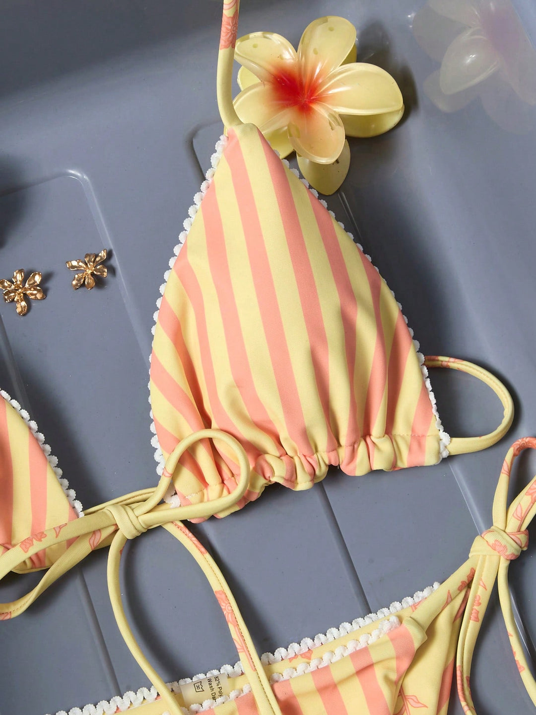 Set bikini SHEIN, galben