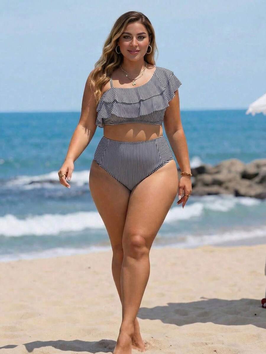 Costum de baie SHEIN, mix culori