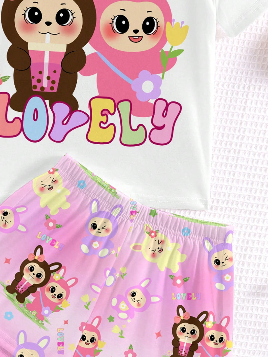 Compleu pijamale SHEIN, mix culori