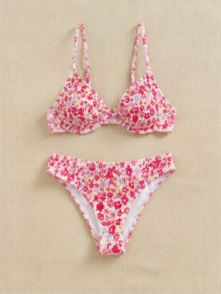 Costum de baie SHEIN, mix culori