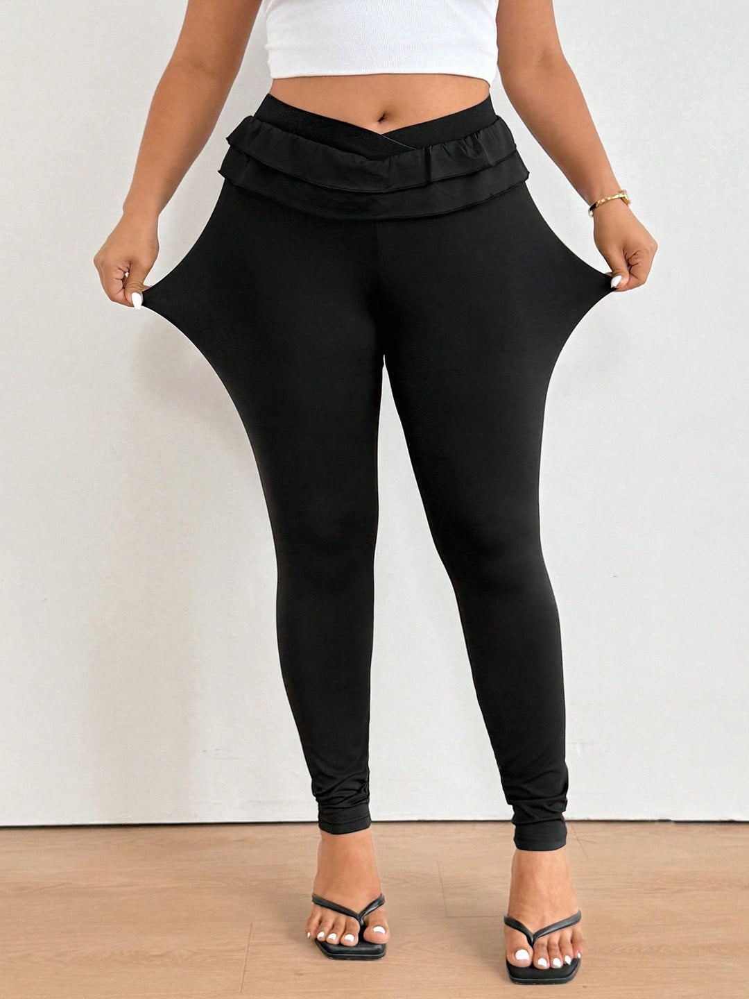 SHEIN leggings, fekete