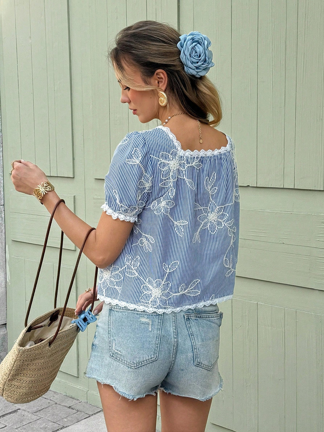 Bluza SHEIN, albastru