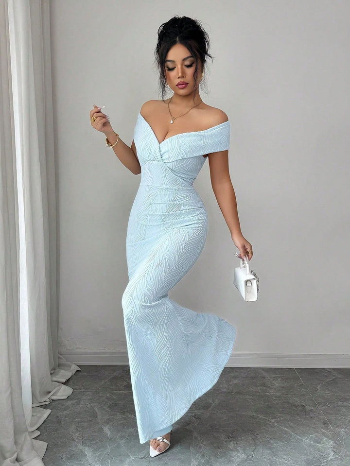 Rochie maxi SHEIN, albastru