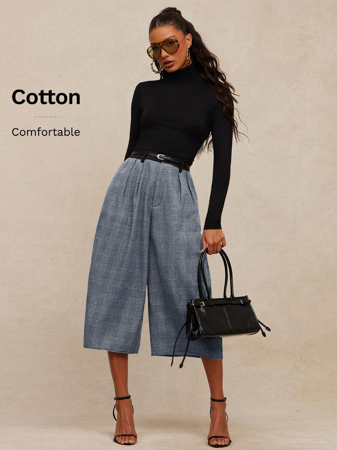 Pantaloni SHEIN, albastru