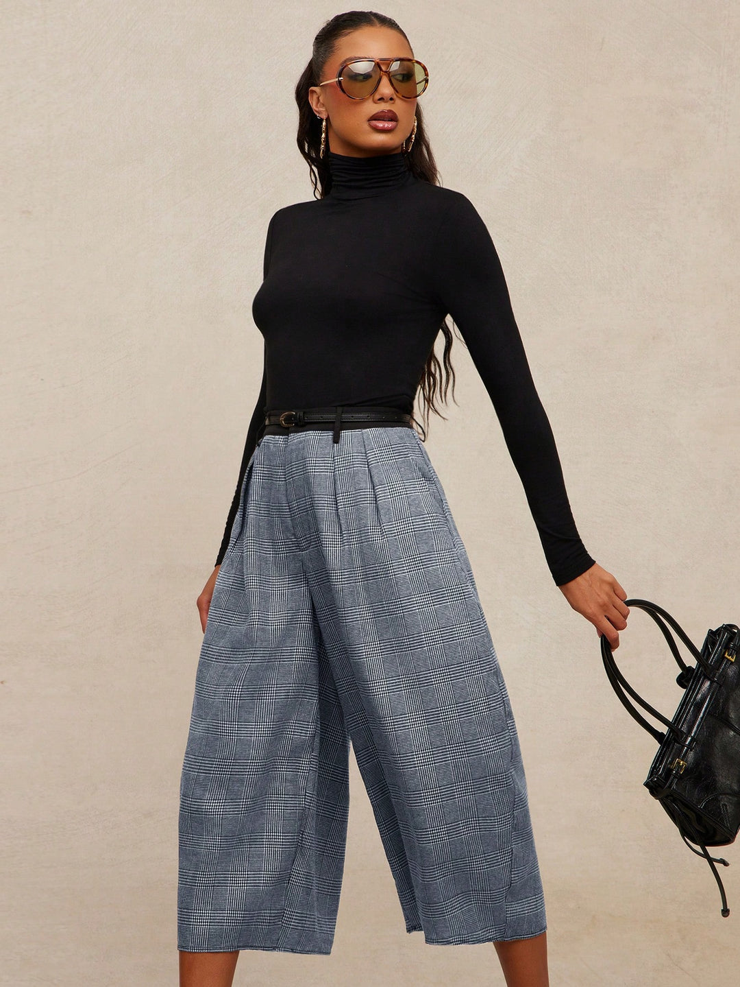 Pantaloni SHEIN, albastru