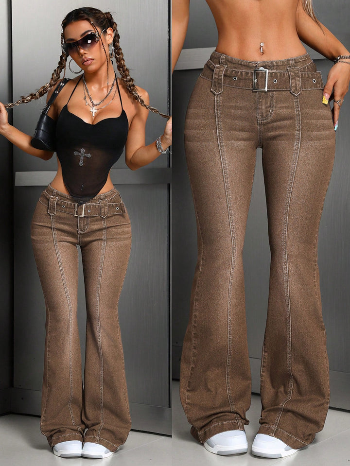 Jeans SHEIN, maro