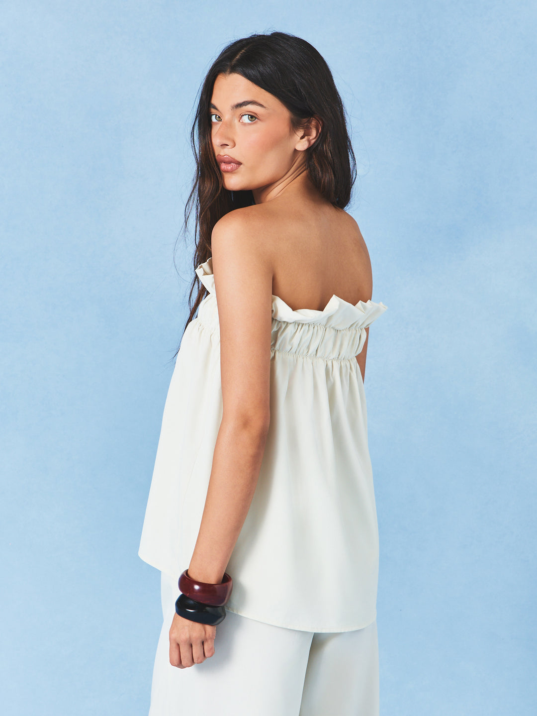 Top SHEIN, portocaliu