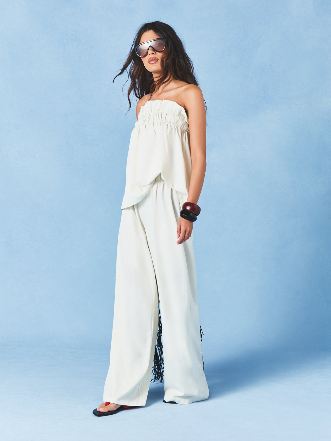 Pantaloni SHEIN, portocaliu
