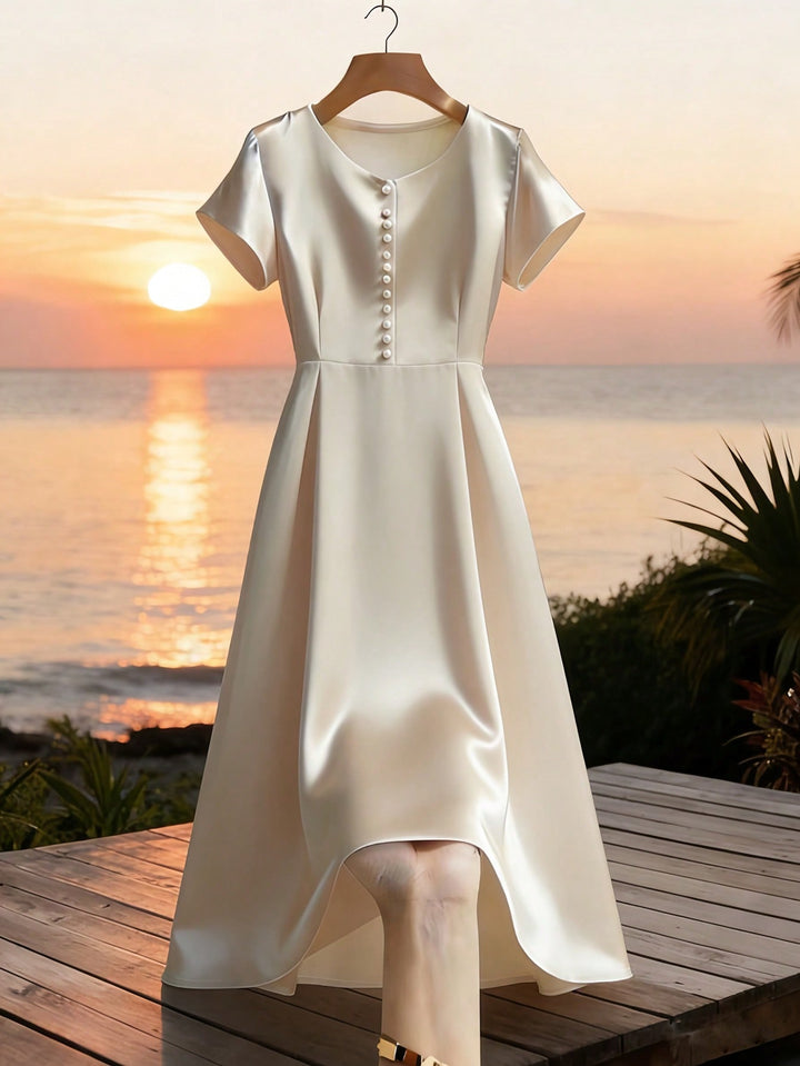 Rochie maxi SHEIN, auriu