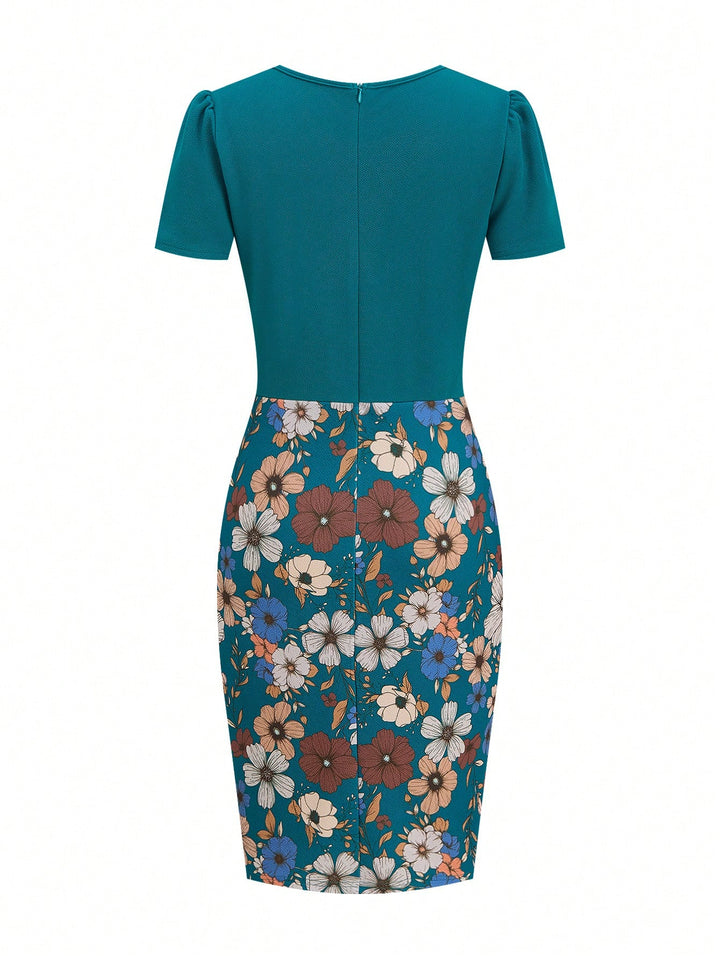 Rochie midi SHEIN, verde