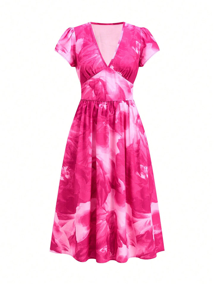 Rochie midi SHEIN, roz