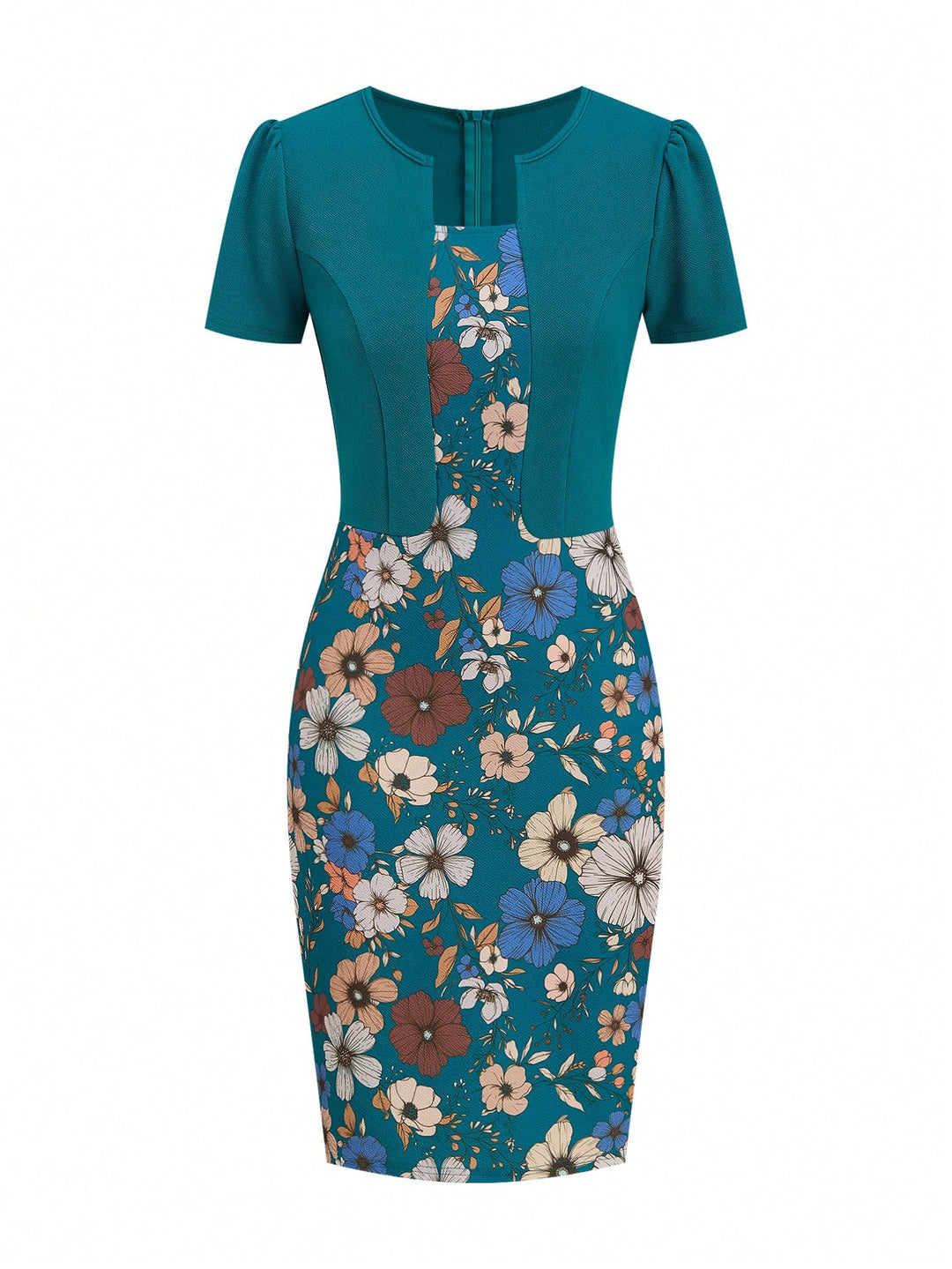 Rochie midi SHEIN, verde