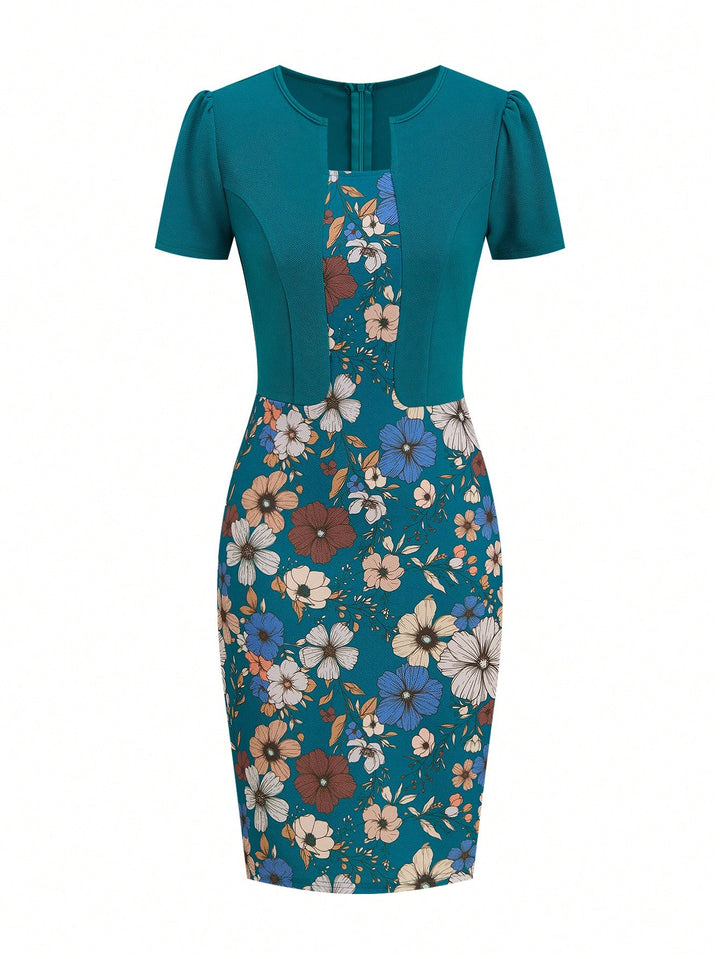 Rochie midi SHEIN, verde