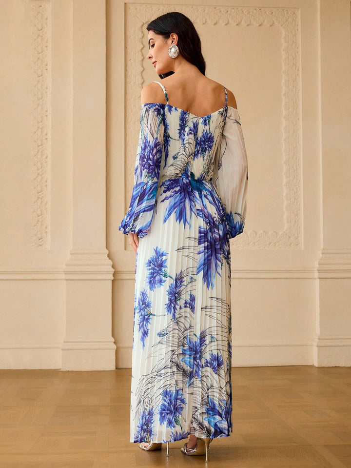 Rochie maxi SHEIN, albastru